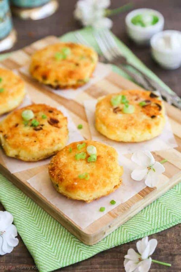 Potato cakes recipe made from leftover mashed potatoes